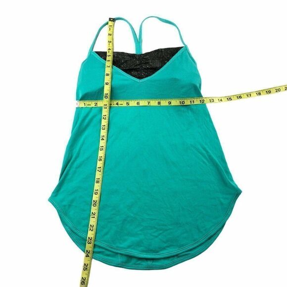 Lululemon Roll Out Tank Bali Breeze Gator Green - Picture 7 of 9